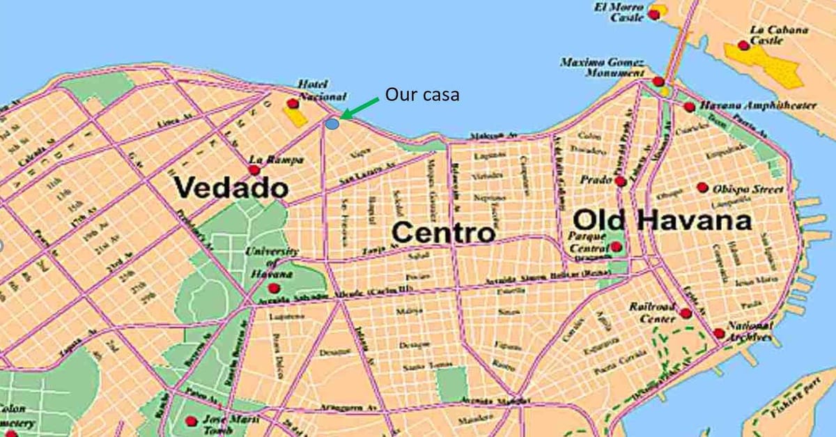 mapa de barris de l'Havana