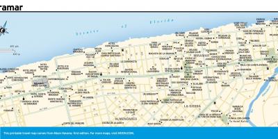 Miramar l'Havana mapa